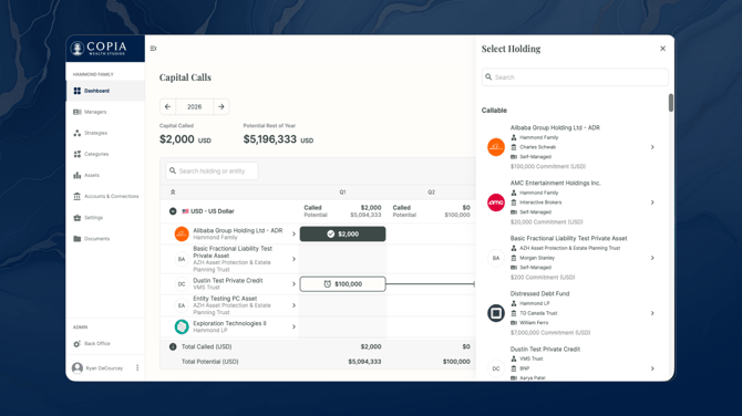 Copia_CapitalCalls_Add_SelectHolding