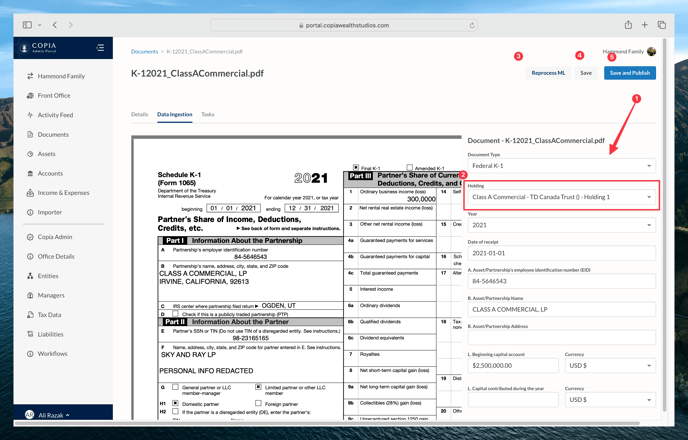 Data Ingestion Screenshot