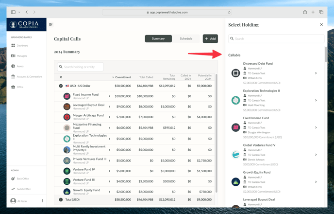 Callable Assets