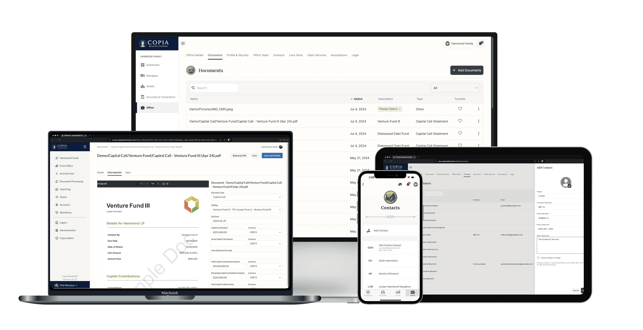 Product Lineup - Documents & Operations