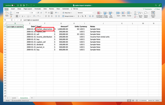 spreadsheet markt